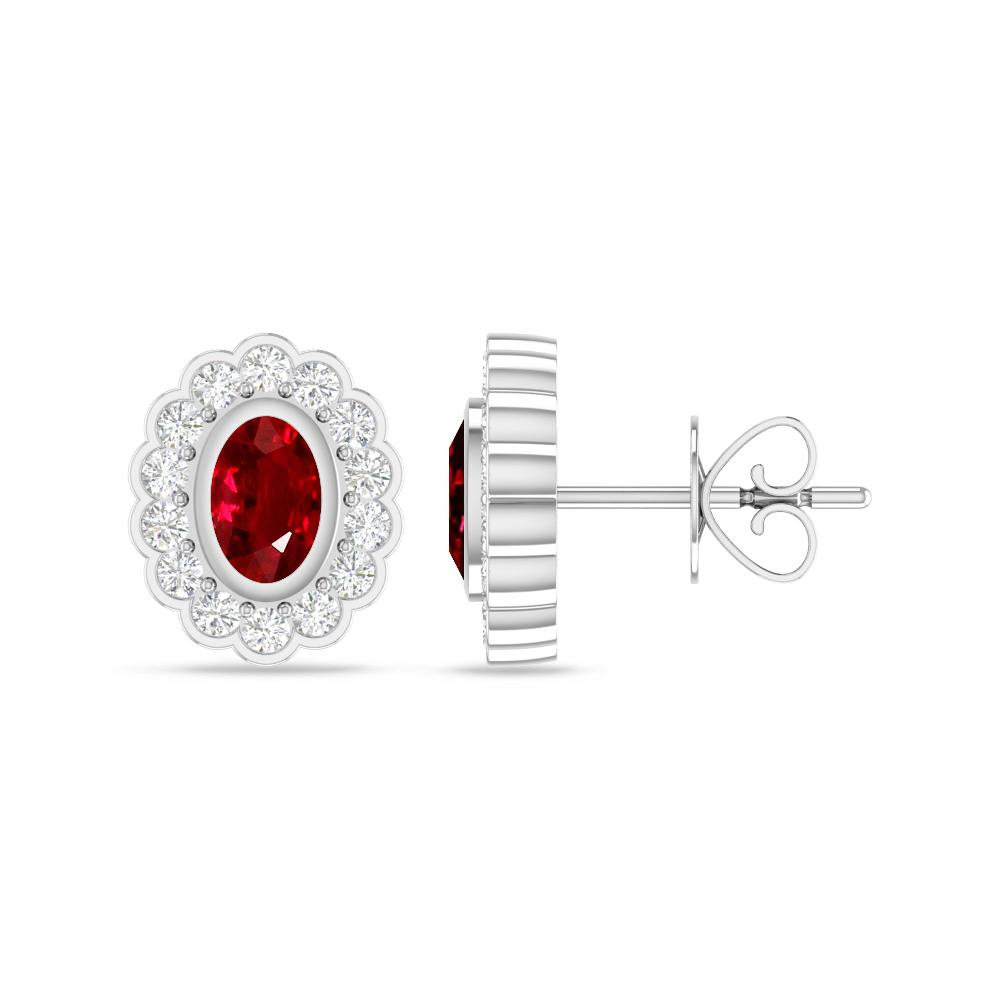 White Gold - Ruby